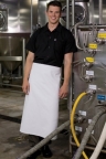 Extra long 4-Way Apron White